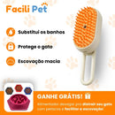 Escova Vaporizadora Pra Gatos + BRINDE ESPECIAL (Por Tempo Limitado)