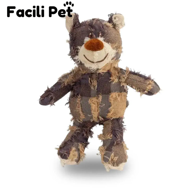 Urso 100% a prova de mordidas pra cães  - ideal pra pets agressivos e fortes