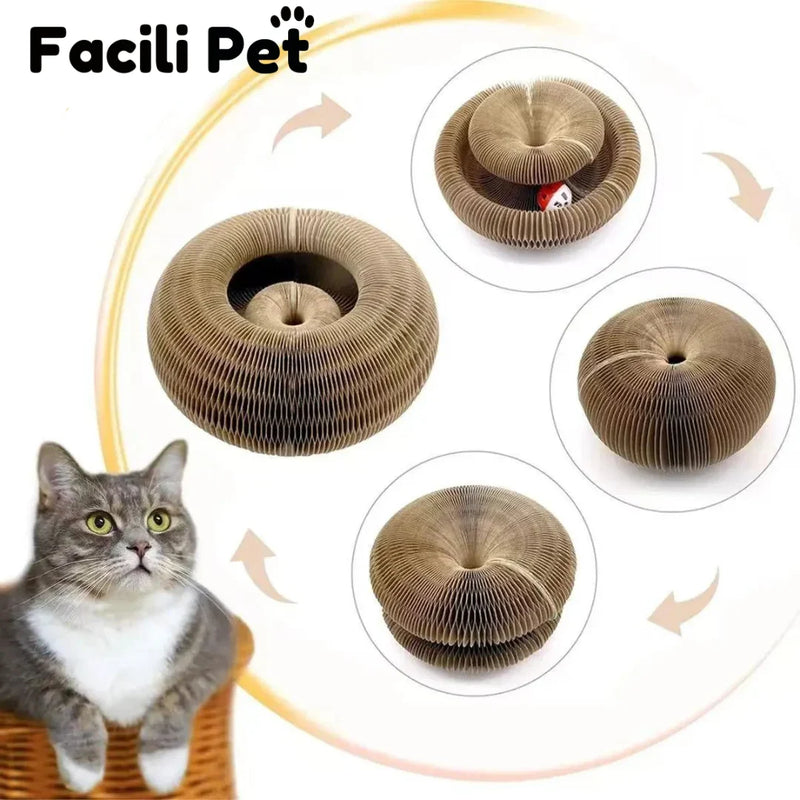 Brinquedo Interativo pra Gatos - Diverte o pet, Afia as Unhas e Reduz Ansiedade + BOLINHA DE BRINDE