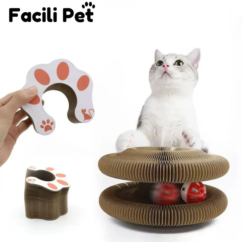 Brinquedo Interativo pra Gatos - Diverte o pet, Afia as Unhas e Reduz Ansiedade + BOLINHA DE BRINDE