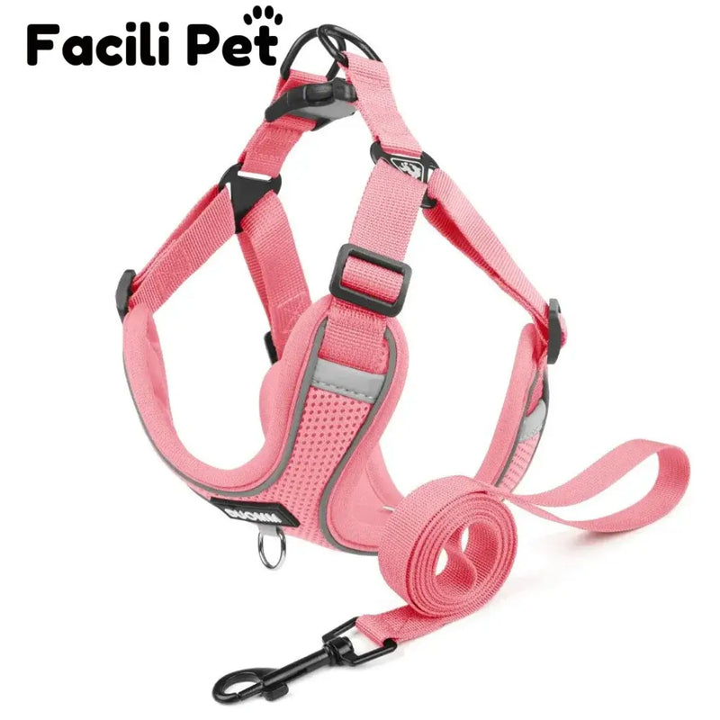 Coleira Peitoral Antissufoco FaciliPet® – Passeio Controlado Sem Machucar Seu Pet