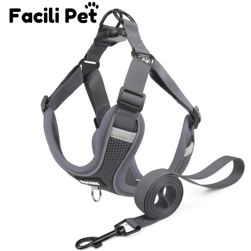 Coleira Peitoral Antissufoco FaciliPet® – Passeio Controlado Sem Machucar Seu Pet