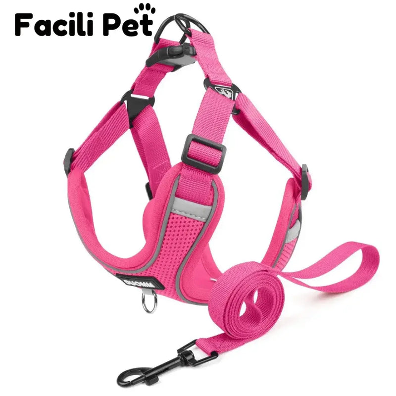 Coleira Peitoral Antissufoco FaciliPet® – Passeio Controlado Sem Machucar Seu Pet