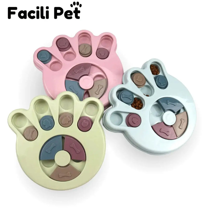 Comedouro lento Brinquedo Interativo Educacional pra Pets