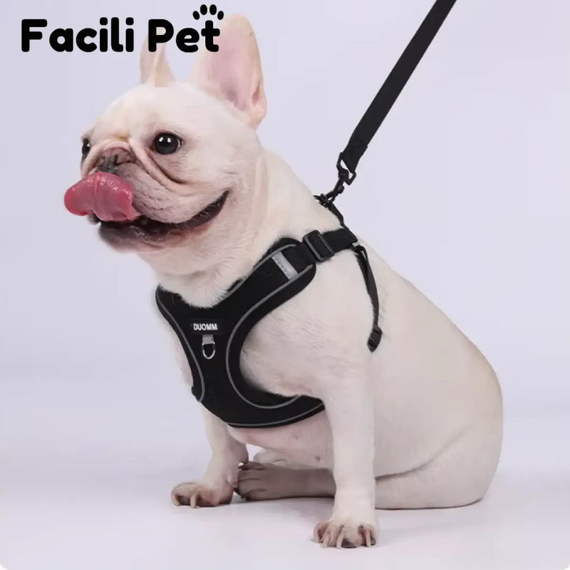 Coleira Peitoral Antissufoco FaciliPet® – Passeio Controlado Sem Machucar Seu Pet