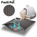 Tapete de Areia pra Gatos - Casa Limpa e Livre de Grãos de Areia Espalhados